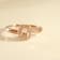 Gin & Grace 10K Rose Gold Morganite Ring with Diamonds