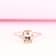 Gin & Grace 14K Two Tone Gold Morganite and Diamond Ring