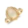 Gin & Grace 14K Yellow Gold White Natural Ethiopian Opal Wtih Real
Diamond (I1) Ring