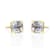 Gin & Grace 10K Yellow Gold Aquamarine Earring