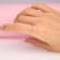 Gin & Grace 18K Rose Gold Real Diamond Ring (I1) with Morganite
& Pink Sapphire