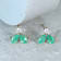 Gin and Grace10K Yellow Gold Natural Zambian Emerald Earrings with Real Diamonds