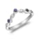 Gin & Grace 14K White Gold Natural Blue Sapphire With Real Diamond
(I1) Ring