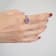 Gin & Grace 14K White Gold Natural Light Pink Amethyst Diamond (I1) Ring