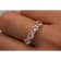 Gin & Grace 14K Rose Gold Real Diamond Anniversary Ring (I1) with
Genuine Morganite