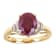 Gin & Grace 14K Yellow Gold Ruby and Diamond Ring