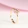 Gin & Grace 18K Rose Gold Real Diamond Ring (I1) with Morganite
& Pink Sapphire