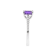 Gin & Grace 10K White Gold Purple Amethyst and Diamond Ring