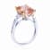 Gin & Grace 14K Two-Tone Gold Morganite and Diamond Ring