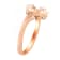 Gin & Grace 10K Rose Gold Real Diamond Anniversary Engagement Ring
(I1) with Genuine Morganite