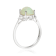 Gin & Grace 10K White Gold Real Diamond Ring (I1) with Natural
Ethiopian Opal