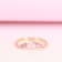 Gin & Grace 18K Rose Gold Ring with Genuine Morganite & Natural
Pink Sapphire