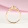 Gin & Grace 18K Rose Gold Ring with Genuine Morganite & Natural
Pink Sapphire