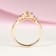 Gin & Grace 18K Rose Gold Ring with Genuine Morganite & Natural
Pink Sapphire
