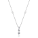 Gin & Grace 14K White Gold Natural White Diamond Necklace