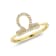 Gin & Grace 10K Yellow Gold Real Diamond Ring (I1)