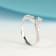 Gin & Grace 18K White Gold Aquamarine & Diamond Ring (I1)