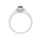 Gin & Grace 14K White Gold Tanzanite and Diamond Ring