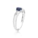 Gin & Grace 14K White Gold Natural Blue Sapphire & Real Diamond
(I1) Ring