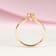 Gin & Grace 18K Rose Gold Real Diamond Ring (I1) with Morganite
& Pink Sapphire