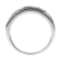 Gin and Grace 14K White Gold Natural Blue Sapphire Ring with Real Diamonds