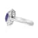 Gin & Grace 18K White Gold Tanzanite With Diamond Ring