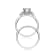 Gin & Grace 14K White Gold Blue Aquamarine with Diamond (I1) Ring