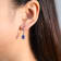 Gin & Grace 14K White Gold Natural Diamond I1 Dangle Earring Genuine
Blue Tanzanite
