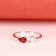 Gin & Grace 18K White Gold Ruby and Diamond Ring