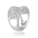 Gin & Grace 14K White Gold Real Diamond Ring (I1)