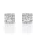 Gin & Grace 14K White Gold Real Diamond (I1) Earring