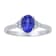 Gin & Grace 14K White Gold Tanzanite and Diamond Ring