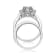 Gin & Grace 14K White Gold Aquamarine Ring with Diamond
