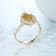 Gin & Grace 18K Yellow Gold Natural Yellow and White Diamonds Ring