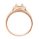 Gin & Grace 14K Rose Gold Morganite and Diamond Engagement Ring