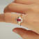 Gin & Grace 14K Two Tone Gold Real Diamond Anniversary Engagment
Ring (I1) with Genuine Ruby
