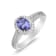 Gin & Grace 14K White Gold Tanzanite and Diamond Ring