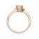 Gin & Grace 14k Rose Gold Morganite With Diamond  Ring