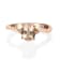 Gin & Grace 14k Rose Gold Morganite With Diamond  Ring