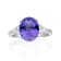Gin & Grace 14k White Gold Genuine Tanzanite With Natural Diamond
(I1) Statement Ring