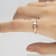 Gin & Grace 10K Rose Gold Morganite and Diamond Ring