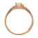 Gin & Grace 14K Rose Gold Morganite and Diamond Ring