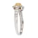 Gin & Grace 18K Triple Tone Gold Real Diamond Ring (I1) with Natural
Yellow Diamond