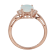 Gin & Grace 10K Rose Gold Natural Australian Opal & Real Diamond
(I1) Ring