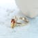 Gin & Grace 14K Yellow Gold Natural Brown and White Diamonds Ring