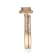 Gin & Grace 14K Rose Gold Real Diamond Ring (I1) with Genuine Morganite