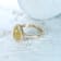 Gin & Grace 14K Yellow Gold Natural Brown and White Diamonds Ring