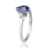 Gin & Grace 10K White Gold Tanzanite with Diamond  Ring