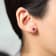 Gin & Grace 14K Yellow Gold Stud Earring with Amethyst