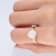 Gin & Grace 10K Yellow Gold Real Diamond Statement Ring (I1) with
Natural Australian Opal
